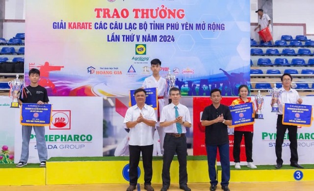 Giải Karate các CLB tỉnh Phú Yên năm 2024: CLB Nguyễn Thái Bình đoạt giải nhất toàn đoàn