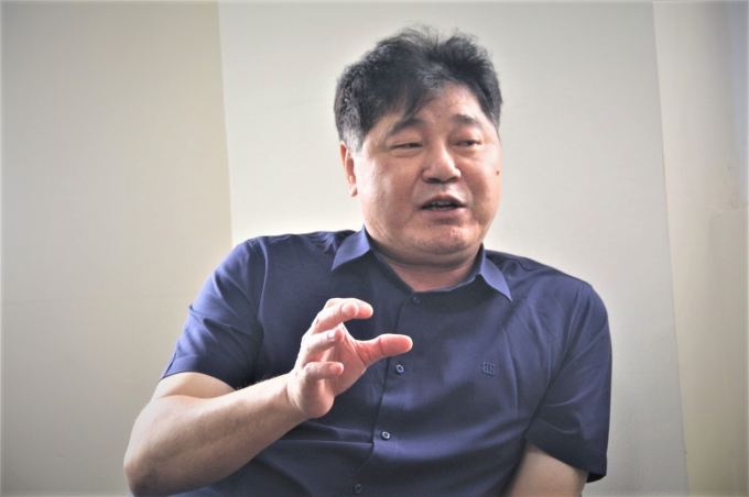 Ông Lê Quốc Thanh, Giám đốc Trung tâm Khuyến nông Quốc gia. Ảnh: Phạm Hiếu.
